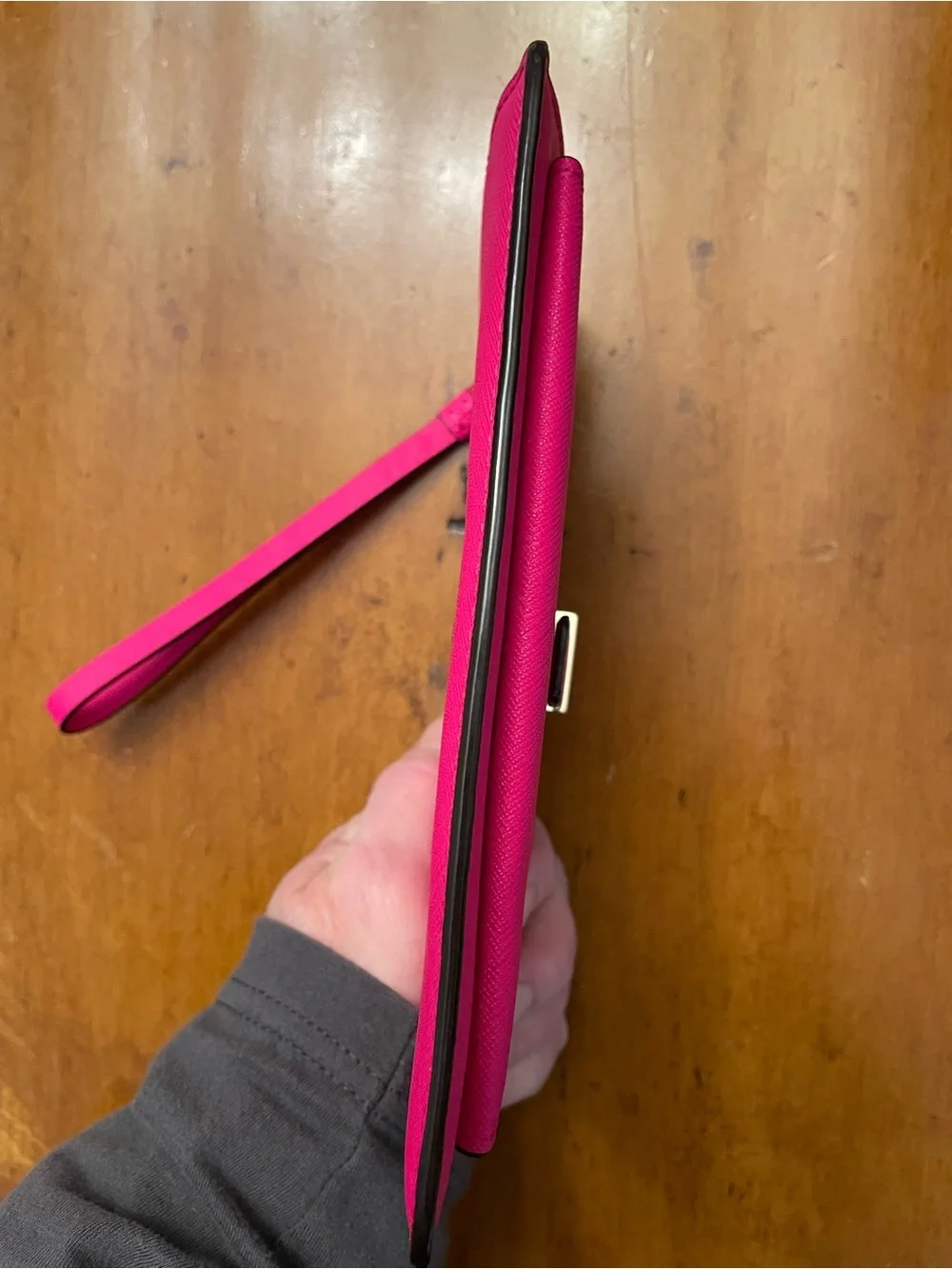 Kate Spade Hot Pink Wristlet Clutch - Structured Women’s Bag-NWOT
